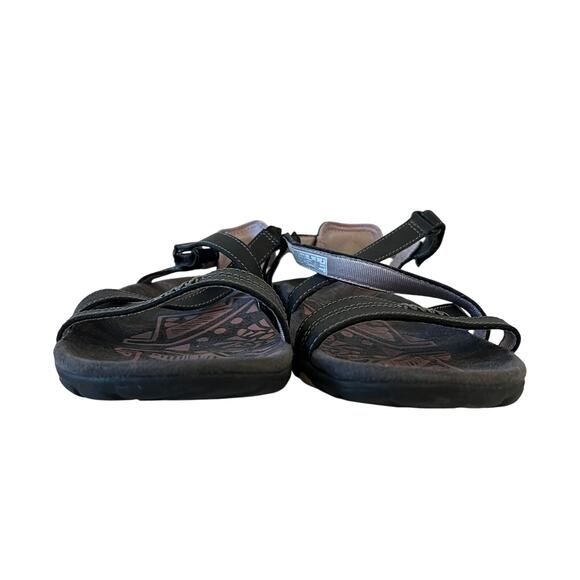 Merrell Keepsake Sandals Black Lilac Size 9 Leather Hiking Outdoors Strappy - Picture 4 of 13